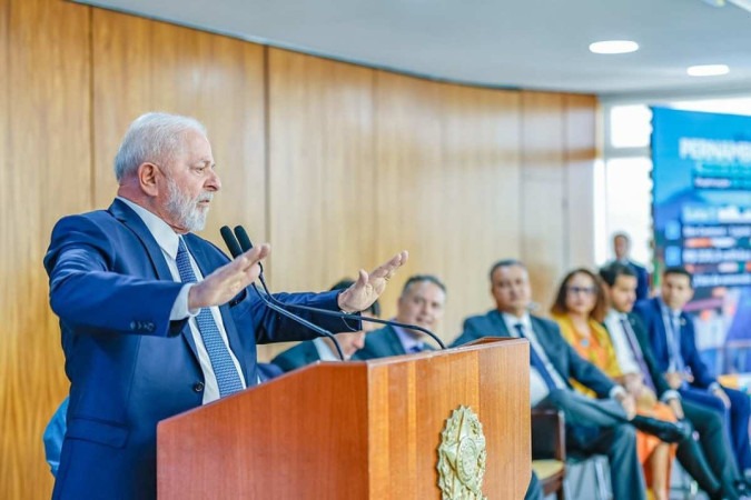 Presidente Lula discursa durante assinatura da Ordem de Serviço de Duplicação da BR-423 (PE)/foto: Ricardo Stuckert/PR Presidente Lula discursa durante assinatura da Ordem de Serviço de Duplicação da BR-423 (PE)/foto: Ricardo Stuckert/PR