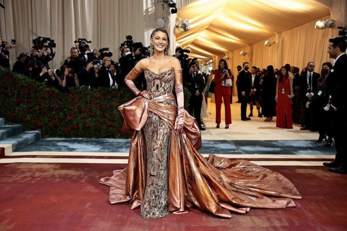 Blake Lively no MET Gala 2022/foto: Getty Images via AFP Blake Lively no MET Gala 2022/foto: Getty Images via AFP