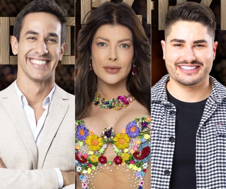 Jaquelline, Lucas Souza e Henrique Martins disputam a preferência do público/Foto: Divulgação Jaquelline, Lucas Souza e Henrique Martins disputam a preferência do público/Foto: Divulgação