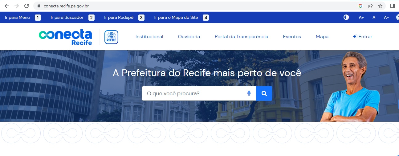 Conecta Recife ganhou nova versão/Reprodução/Internet Conecta Recife ganhou nova versão/Reprodução/Internet