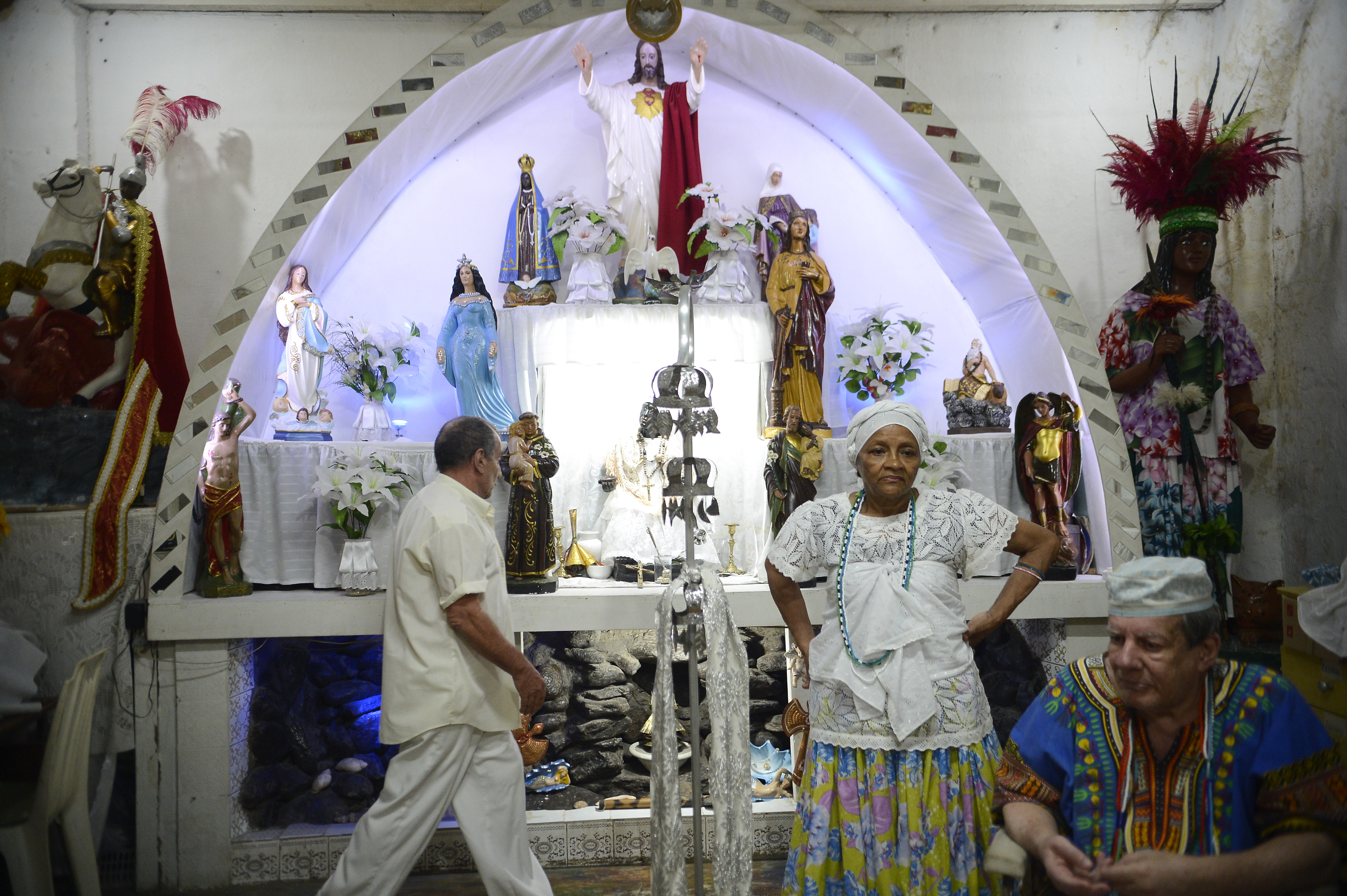 Tenda Espírita Vovó Maria Conga de Aruanda, no Estácio, Rio de Janeiro