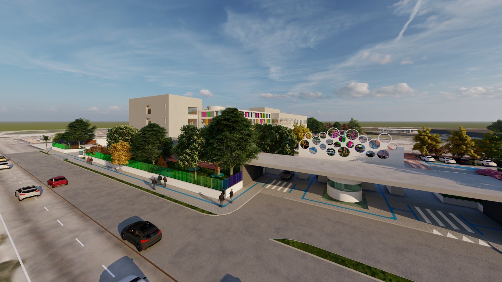 Imagem de computador mostra como será Hospital da Criança do Recife/Repdoução/PCR