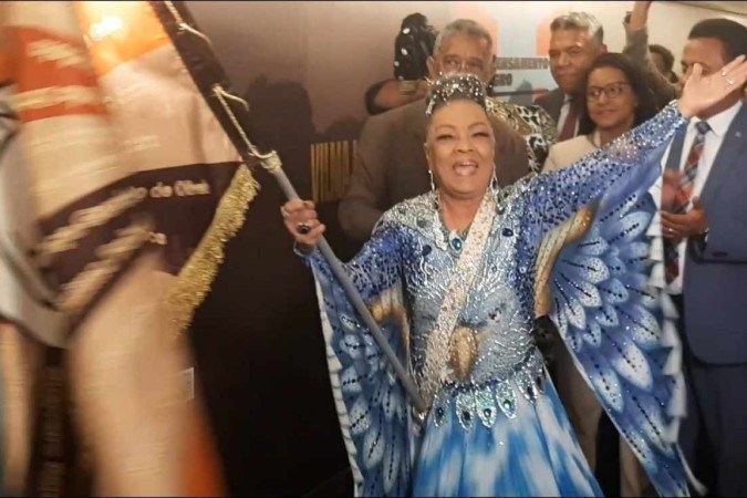 Vilma Nascimento sendo homenageada na C&acirc;mara dos Deputados/Cr&eacute;dito: Evandro &Eacute;boli/CB/D.A. Press