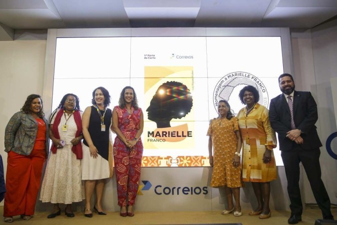 Lançamento do selo em Brasília: homenagem celebra legado de Marielle Franco/foto: Marcelo Camargo/Agência Brasil Lançamento do selo em Brasília: homenagem celebra legado de Marielle Franco/foto: Marcelo Camargo/Agência Brasil