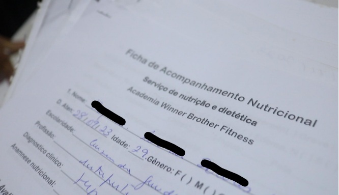 Fichas de acompanhamento foram encontradas