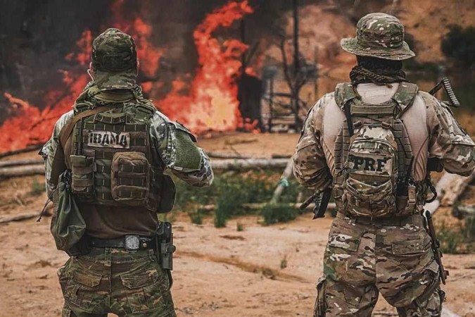 PRF e Ibama já haviam falado sobre o crime organizado na Amazônia Legal. O combate aos grupos é desafio/foto: PRF e Ibama/Divulgação