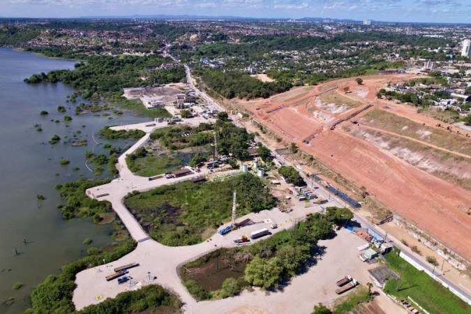 Vista geral da região que engloba os bairros Pinheiro, Mutange, Bom Parto e Bebedouro, em Maceió. Moradores tiveram que deixar suas casas devido a instabilidade do solo/Foto: Robson Barbosa/AFP Vista geral da região que engloba os bairros Pinheiro, Mutange, Bom Parto e Bebedouro, em Maceió. Moradores tiveram que deixar suas casas devido a instabilidade do solo/Foto: Robson Barbosa/AFP