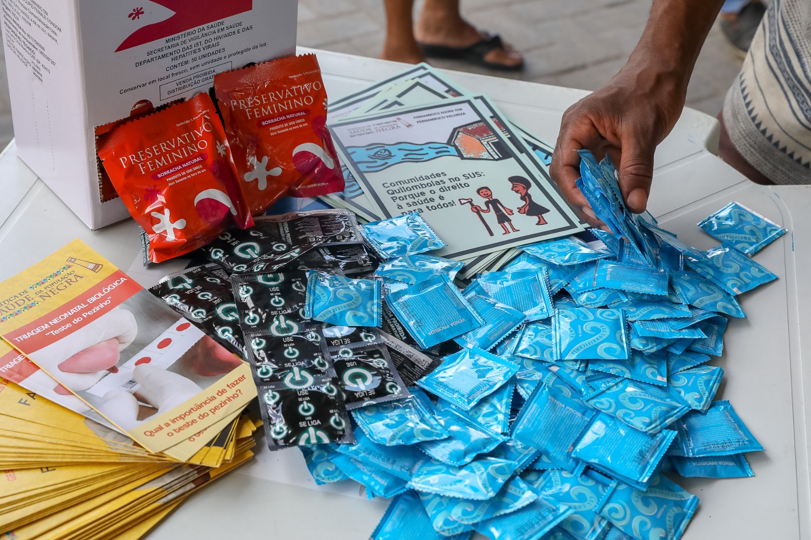 Os pontos disponibilizarão testagens, momentos de conscientização e desmistificação acerca do HIV, a fim de combater a discriminação e a desinformação./Foto: Chico Bezerra/PJG Os pontos disponibilizarão testagens, momentos de conscientização e desmistificação acerca do HIV, a fim de combater a discriminação e a desinformação./Foto: Chico Bezerra/PJG