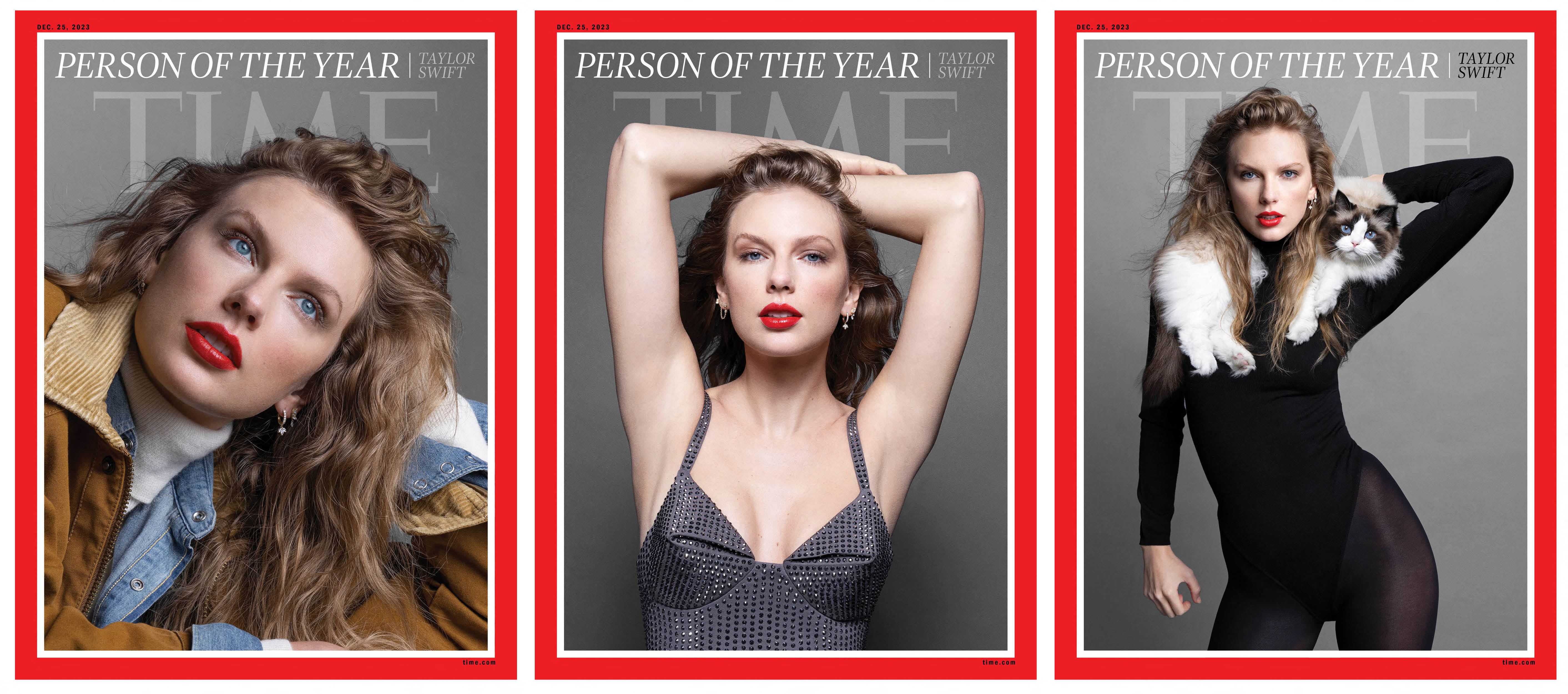 Taylor Swift na capa da revista Time/Crédito: HANDOUT / TIME / TIME PERSON OF THE YEAR / AFP Taylor Swift na capa da revista Time/Crédito: HANDOUT / TIME / TIME PERSON OF THE YEAR / AFP