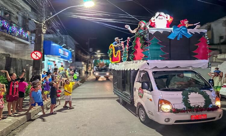 A Caravana de Natal vai percorrer as principais ruas e a avenida Arthur Xavier, no bairro do Socorro, a partir das 17h/Foto: Leandro de Santana/PJG A Caravana de Natal vai percorrer as principais ruas e a avenida Arthur Xavier, no bairro do Socorro, a partir das 17h/Foto: Leandro de Santana/PJG