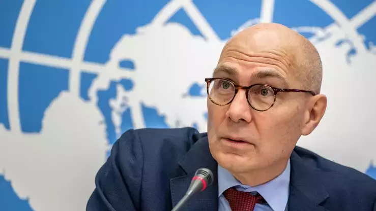 Volker Türk, alto comissário da ONU para os Direitos Humanos, alertou para o fato de as eleições previstas para o próximo ano serem as primeiras "na era da IA"/Foto: Fabrice Coffrini/AFP Volker Türk, alto comissário da ONU para os Direitos Humanos, alertou para o fato de as eleições previstas para o próximo ano serem as primeiras "na era da IA"/Foto: Fabrice Coffrini/AFP
