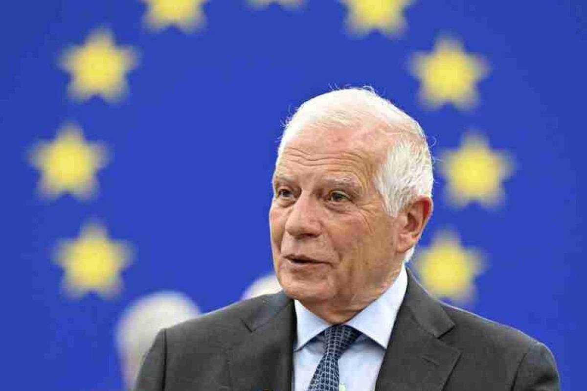 Josep Borrell declarou apoio ao secret&aacute;rio-geral das Na&ccedil;&otilde;es Unidas em sua decis&atilde;o de invocar o artigo 99 da Carta da ONU/Foto: Frederick Florin / AFP