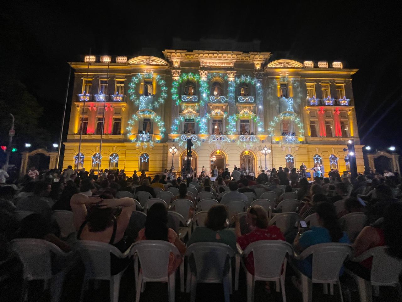 Esta foi a primeira cantata natalina do governo Raquel Lyra/Foto: Romulo Chico//DP Esta foi a primeira cantata natalina do governo Raquel Lyra/Foto: Romulo Chico//DP
