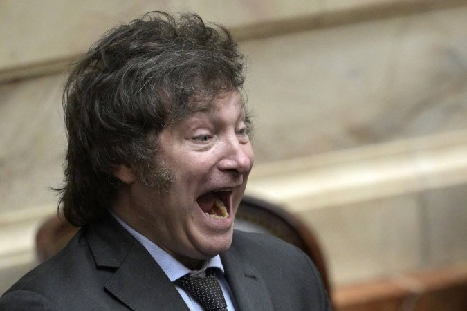 Javier Milei, presidente eleito da Argentina: promessas de extinguir Banco Central e dolarizar a economia/Juan Mabromata/AFP