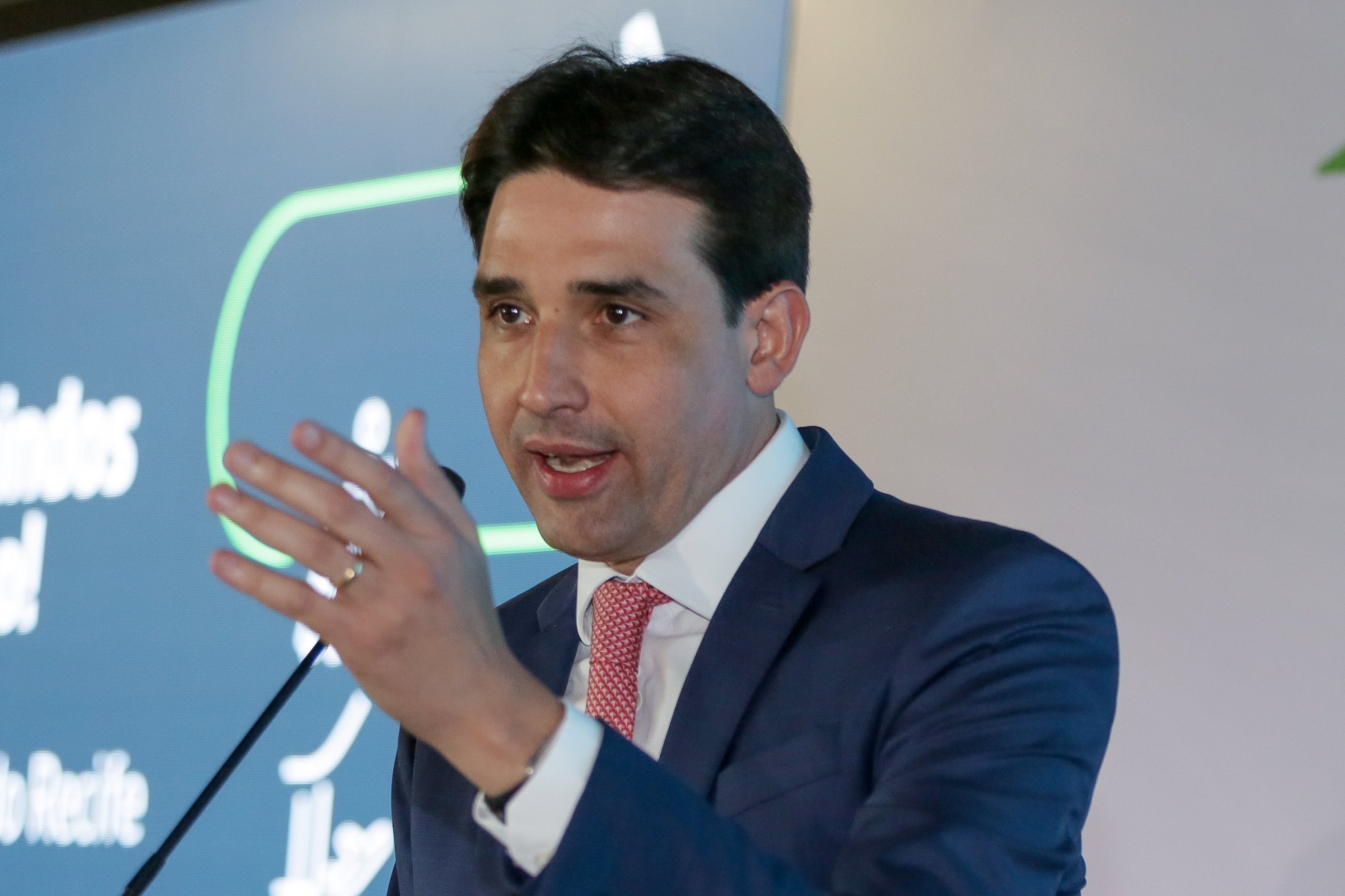 O ministro Sílvio Costa Filho participou da inauguração do ampliação do Aeroporto do Recife 