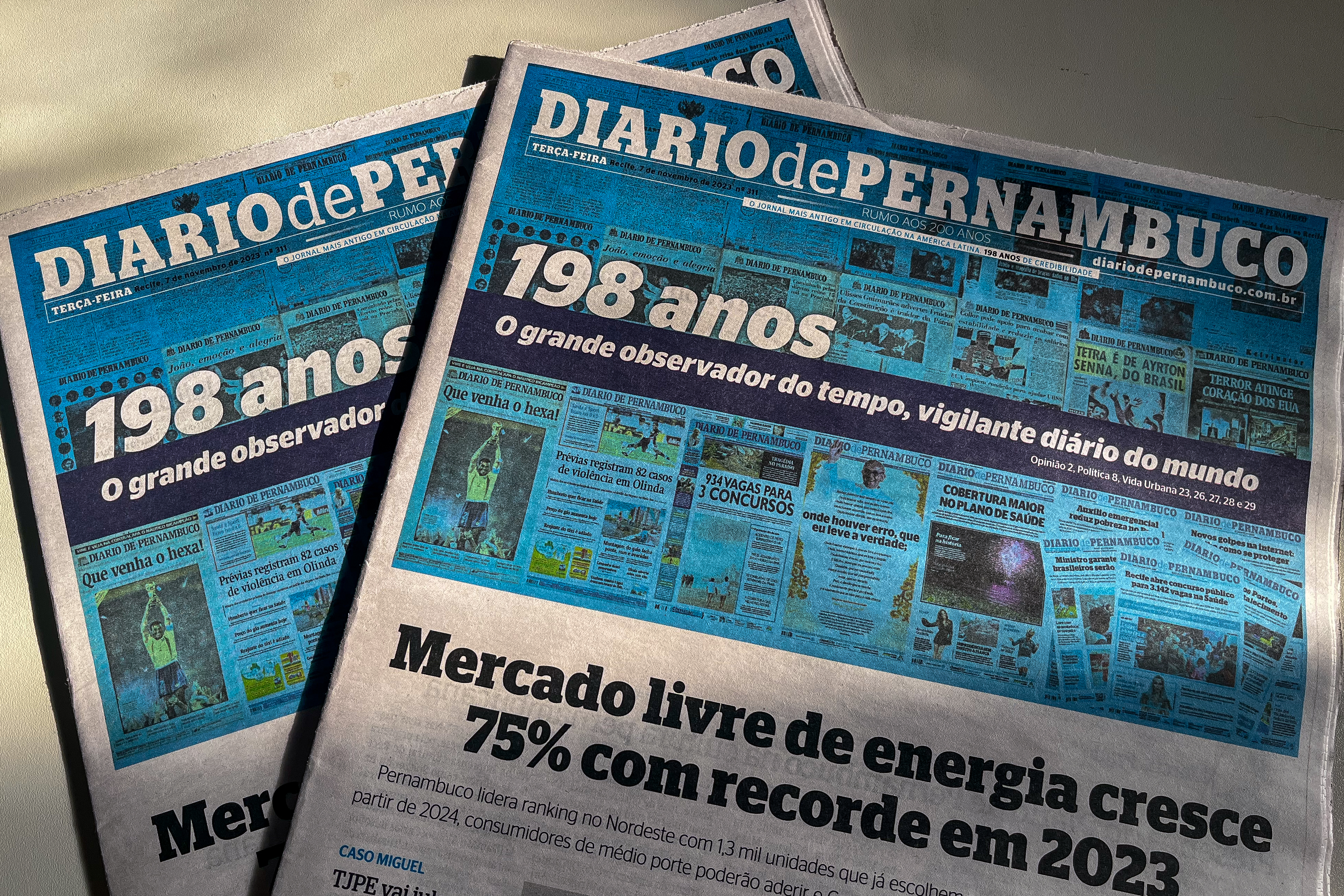 Atualmente o jornal está com 198 anos e inclui a frase "Rumo aos 200 anos" em sua edição impressa