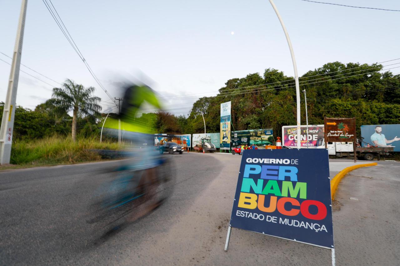 Estrada passa por melhorias, segundo estado/Foto: Governo de Pernambuco Estrada passa por melhorias, segundo estado/Foto: Governo de Pernambuco