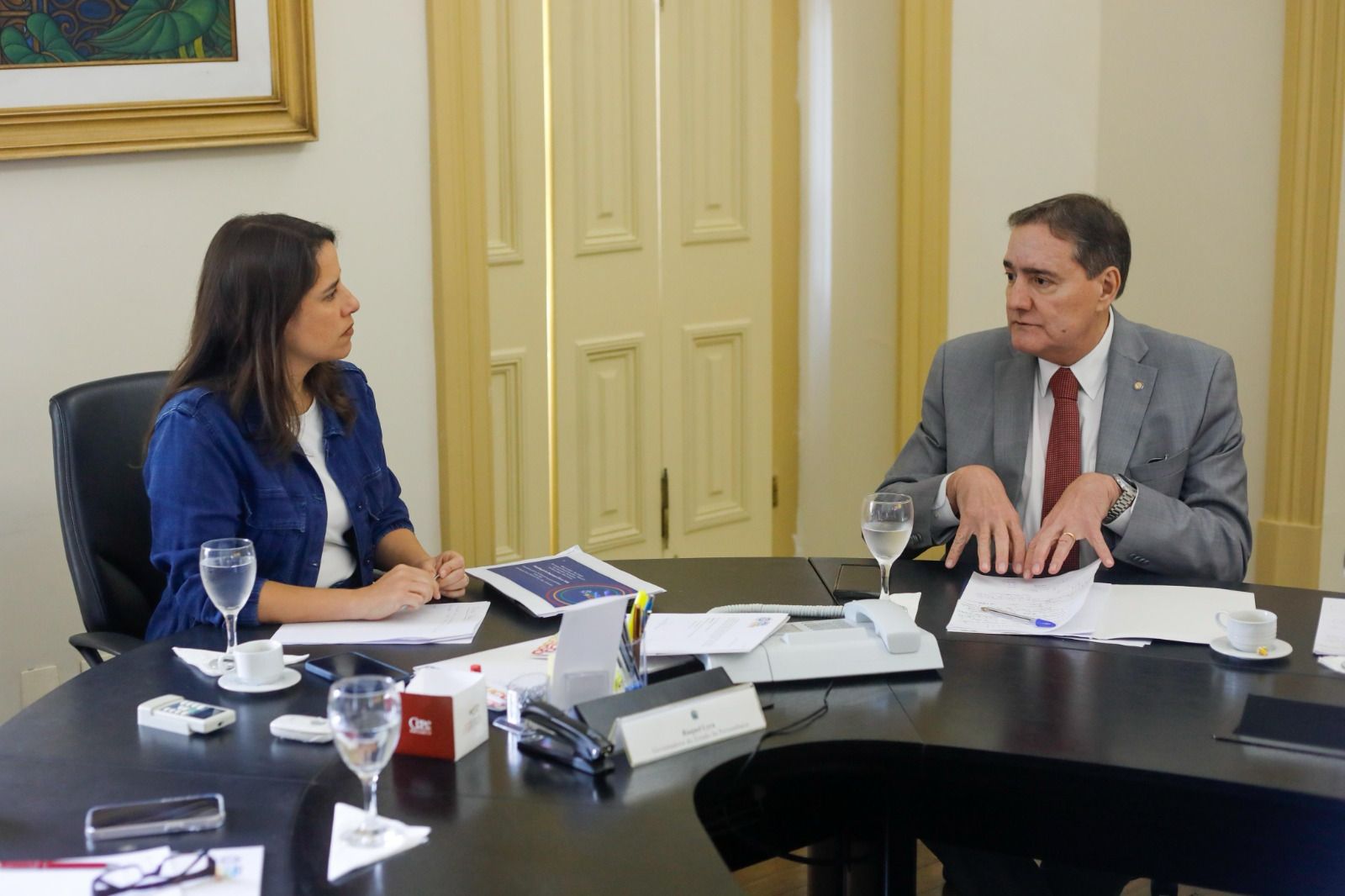 O encontro foi realizado nesta segunda-feira (18) no Palácio do Campo das Princesas/Foto: Miva Filho/Secom O encontro foi realizado nesta segunda-feira (18) no Palácio do Campo das Princesas/Foto: Miva Filho/Secom