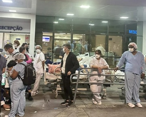 Pacientes foram removidos de hospital particular