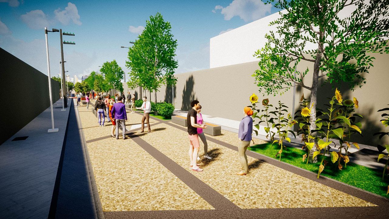 Rua Mamede Simões, que será %u2019pedestrianizada%u2019 e ficará exclusiva para pedestres./Foto: Divulgação PCR Rua Mamede Simões, que será %u2019pedestrianizada%u2019 e ficará exclusiva para pedestres./Foto: Divulgação PCR