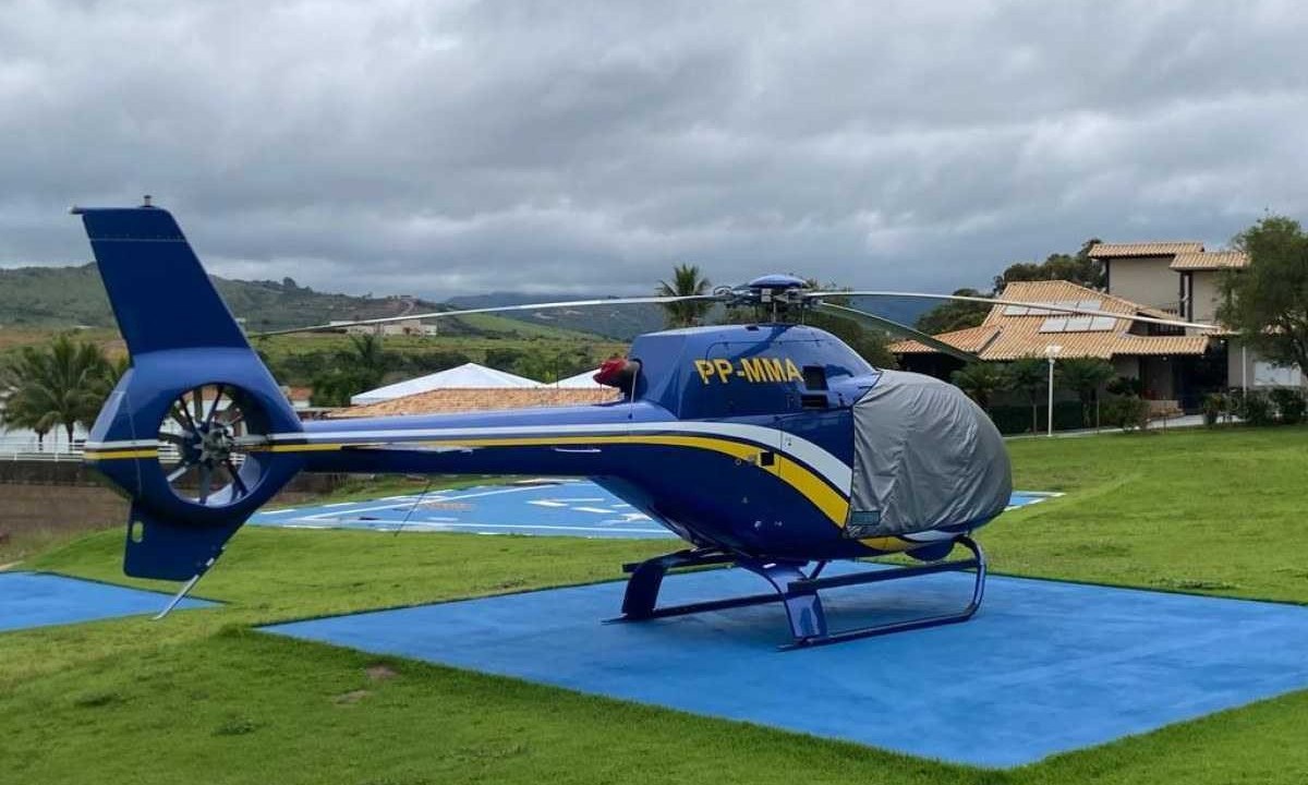Helicóptero que caiu em Capitólio