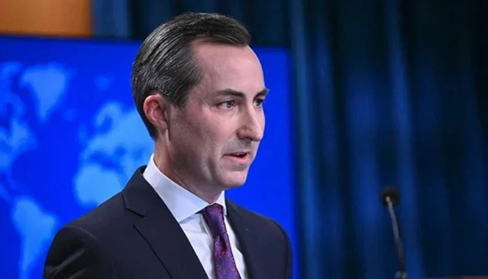 Porta-voz do Departamento de Estado norte-americano, Matthew Miller/foto: AFP/File Porta-voz do Departamento de Estado norte-americano, Matthew Miller/foto: AFP/File