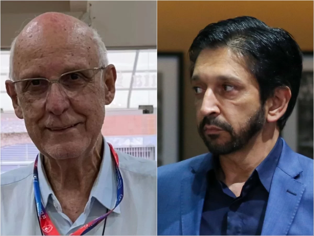 Padre Júlio Lancellotti (à esquerda) e o prefeito de São Paulo, Ricardo Nunes (à direita)/foto: Reprodução Padre Júlio Lancellotti (à esquerda) e o prefeito de São Paulo, Ricardo Nunes (à direita)/foto: Reprodução