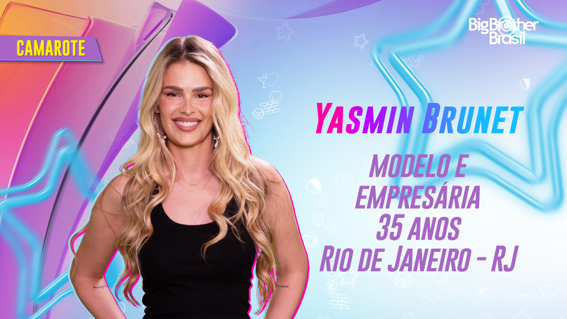 Yasmin Brunet foi confirmada no BBB 24/Foto: Divulgação/Globo Yasmin Brunet foi confirmada no BBB 24/Foto: Divulgação/Globo