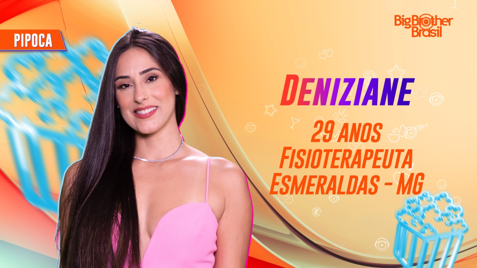 Deniziane está no elenco do BBB 24/Foto: Divulgação/Globo Deniziane está no elenco do BBB 24/Foto: Divulgação/Globo
