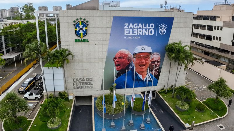 Velório acontece na sede da Confederação Brasileira de Futebol (CBF), na Barra da Tijuca, na Zona Oeste do Rio de Janeiro/foto: Joilson Marconne/CBF