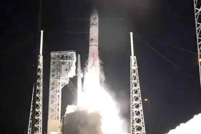 /O foguete foi lançado em Cabo Canaveral, na Flórida - (Foto: Divulgação/NASA) /O foguete foi lançado em Cabo Canaveral, na Flórida - (Foto: Divulgação/NASA)