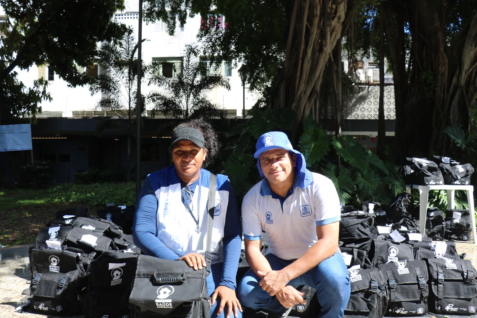 Agentes de enedmias ganham novos kits/Foto: Prefeitura do Recife