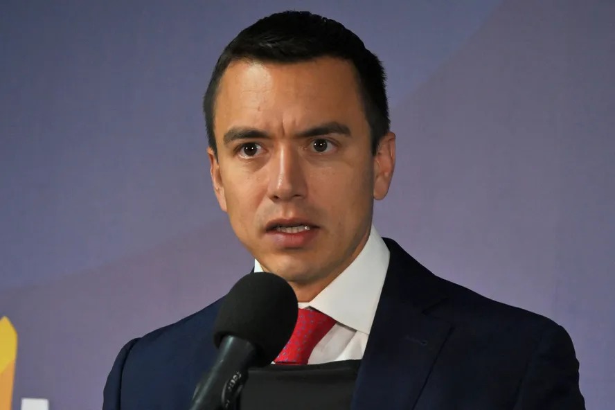 Presidente do Equador, Daniel Noboa (foto: Rodrigo Buendia / AFP) Presidente do Equador, Daniel Noboa/foto: Rodrigo Buendia / AFP