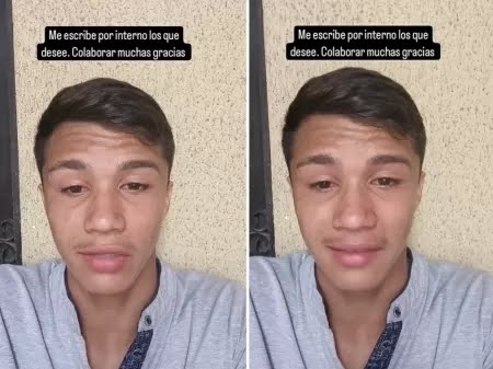 O jovem usou as redes sociais para pedir ajuda/foto: Reprodução/X O jovem usou as redes sociais para pedir ajuda/foto: Reprodução/X