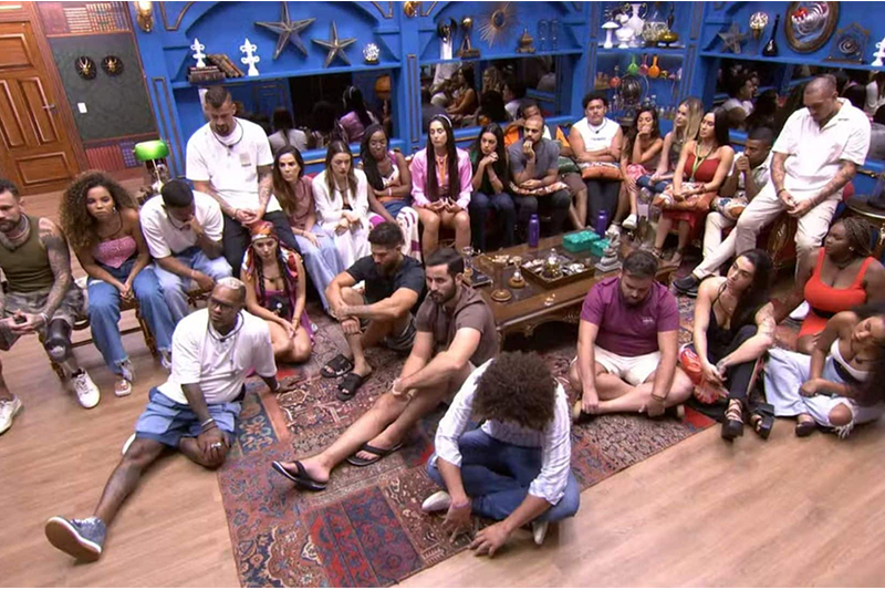 Primeiro paredão do BBB 24 foi formado nesta terça-feira (09)/Foto: Reprodução/Globo Primeiro paredão do BBB 24 foi formado nesta terça-feira (09)/Foto: Reprodução/Globo
