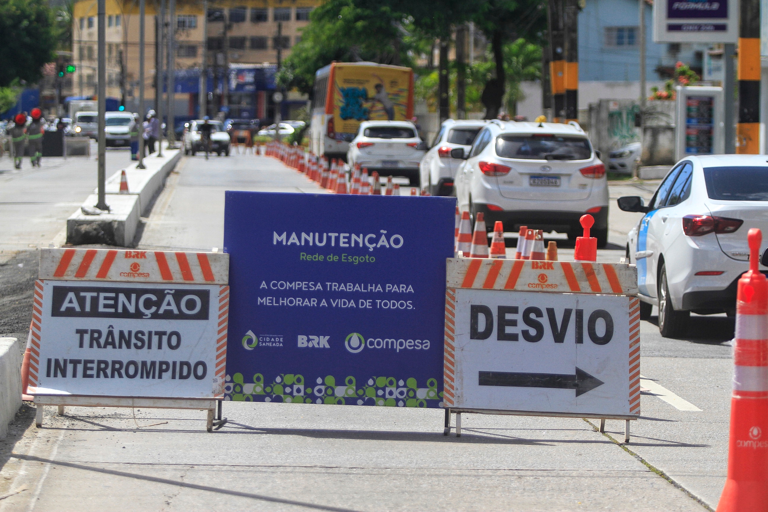 Trecho da Avenida Norte será interditado para obras/Foto: Romulo Chico/ Esp DP foto