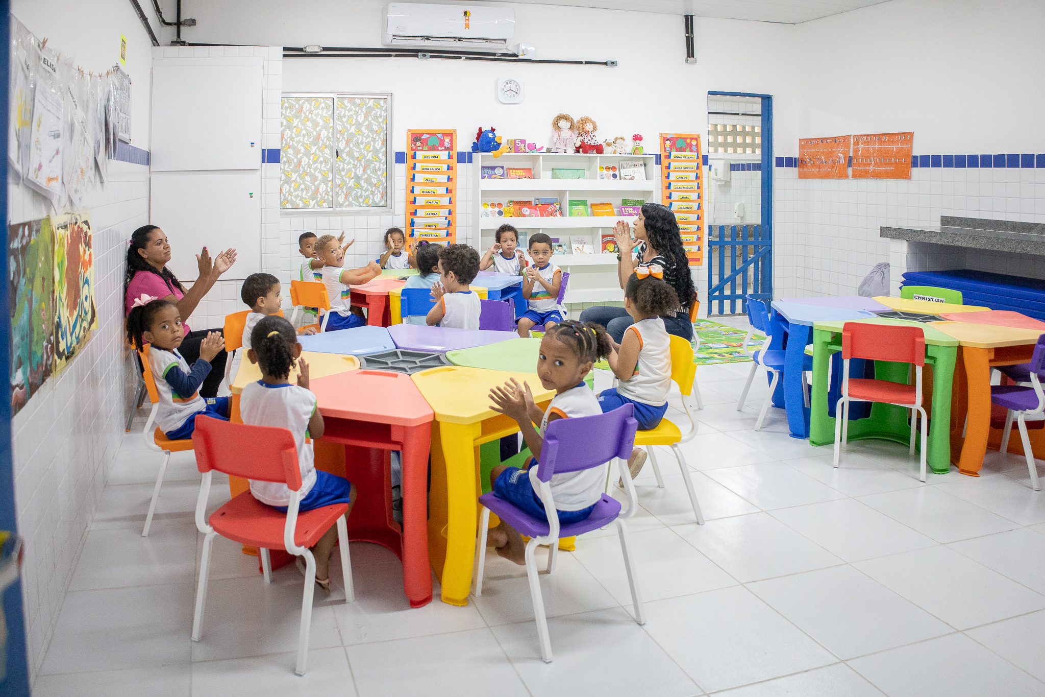O compromisso é ampliar a quantidade de vagas em creches para crianças até os 3 anos de idade e pré-escolas também./Foto: Paulo Henrique/PCR O compromisso é ampliar a quantidade de vagas em creches para crianças até os 3 anos de idade e pré-escolas também./Foto: Paulo Henrique/PCR