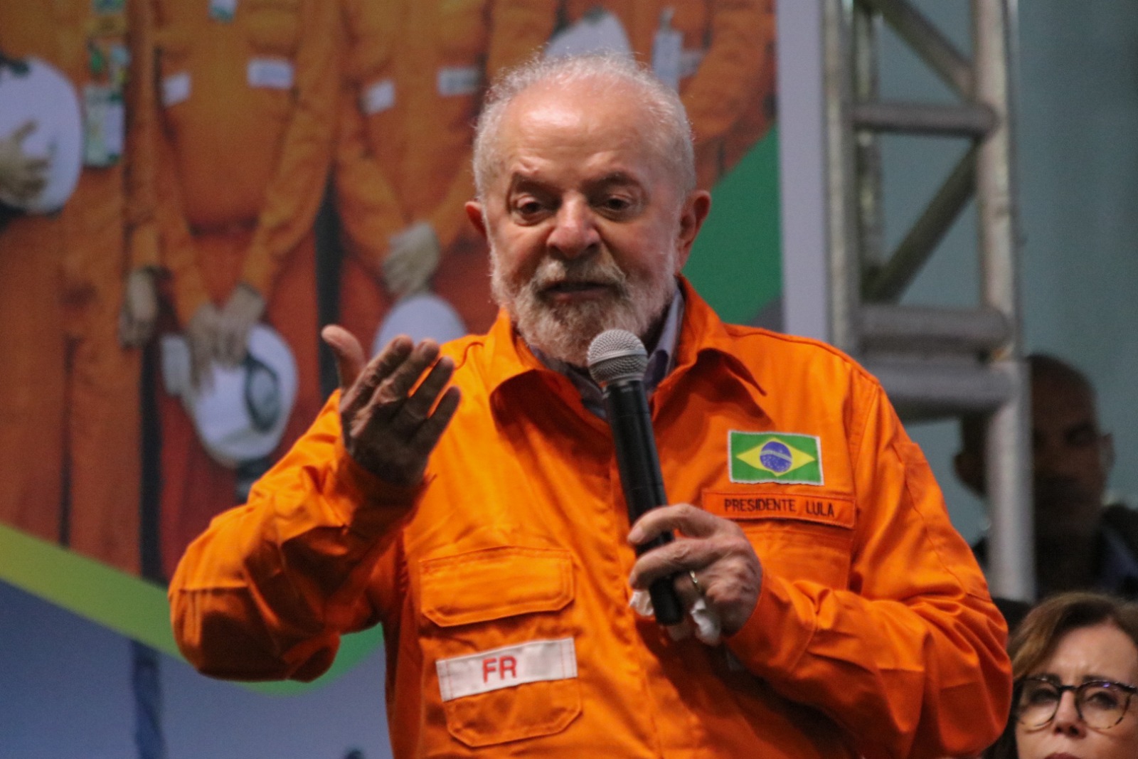Lula anunciou obras em Suape/Foto: Sandy James/DP Lula anunciou obras em Suape/Foto: Sandy James/DP