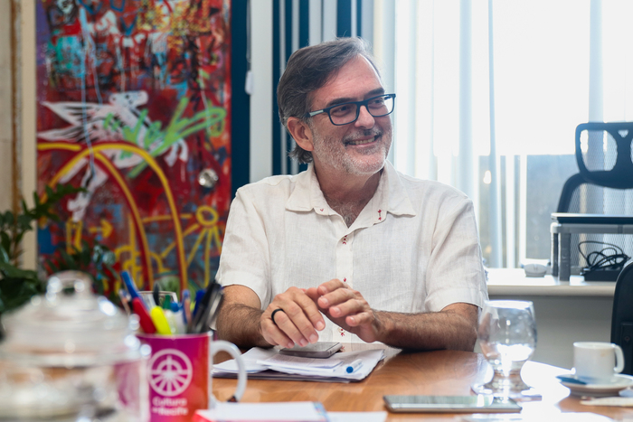 Ricardo Mello, secretário de Cultura do Recife, falou com exclusividade ao Viver sobre diversos temas/Crédito: Ruan Pablo / DP Foto