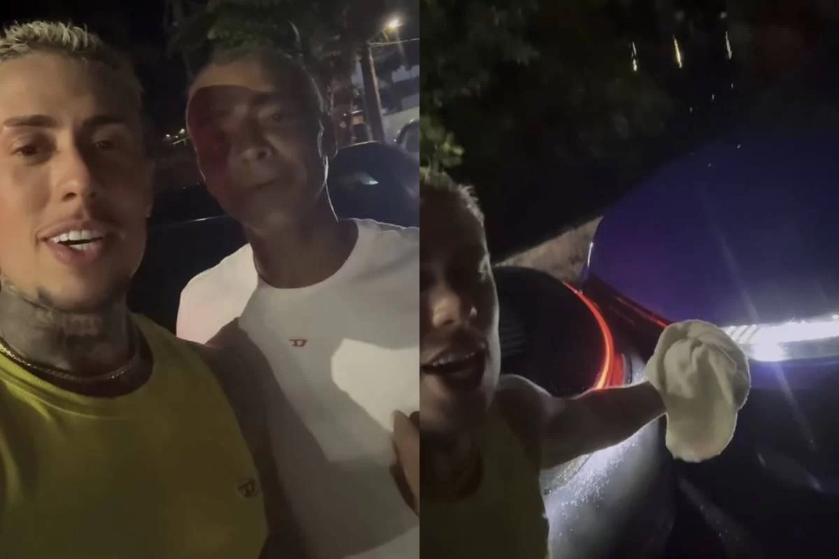 O Vídeo foi publicado nas redes sociais do funkeiro/foto: Reprodução O Vídeo foi publicado nas redes sociais do funkeiro/foto: Reprodução
