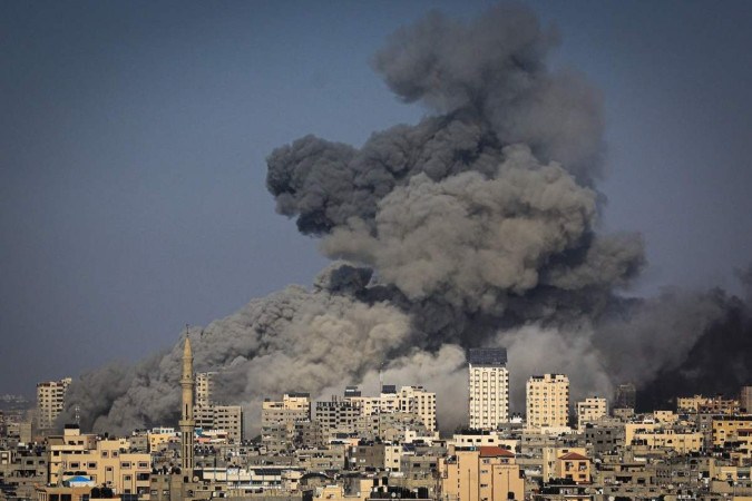 Faixa de Gaza/Foto: MAHMUD HAMS/AFP