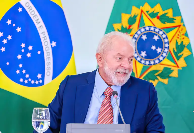 A gest&atilde;o do terceiro mandato de Lula &eacute; aprovada por 42,7% (14,2% &oacute;timo; 28,5% bom)/Cr&eacute;ditos: Ricardo Stuckert/PR