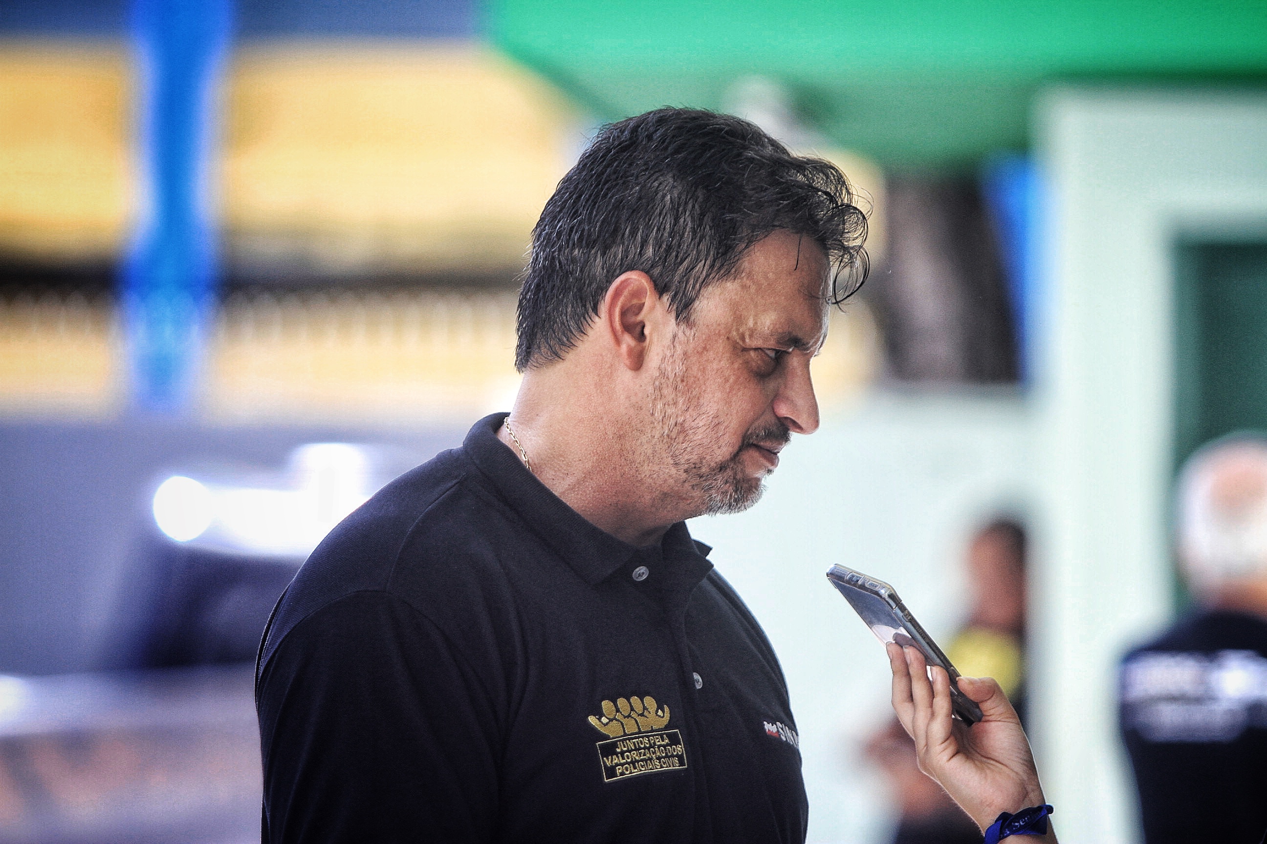 Presidente do Sindicato de Policiais Civis de Pernambuco, Áureo Cisneiros.