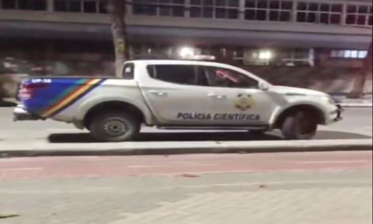 O assassinato ocorreu na madrugada deste sábado (27), por volta da 0h30, perto do Edifício Acaiaca./Foto: Reprodução/Redes Sociais O assassinato ocorreu na madrugada deste sábado (27), por volta da 0h30, perto do Edifício Acaiaca./Foto: Reprodução/Redes Sociais