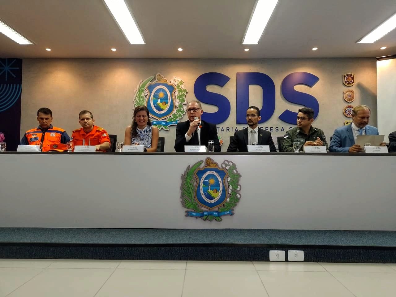 Os detalhes da segurança no Carnaval foram repassados em coletiva à Imprensa, nesta terça (30)/Foto: Wilson Maranhão/DP Os detalhes da segurança no Carnaval foram repassados em coletiva à Imprensa, nesta terça (30)/Foto: Wilson Maranhão/DP