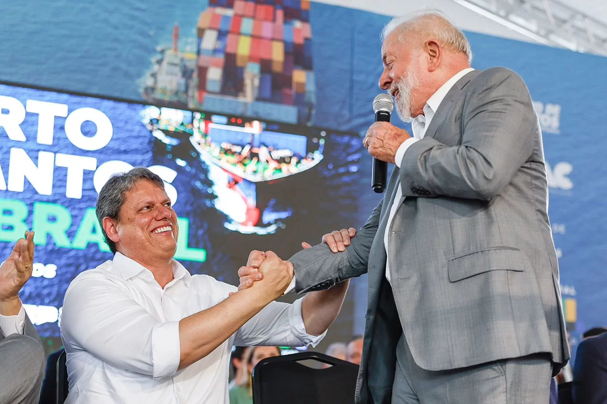 Lula criticou publicamente a privatização do Portp de Santos (Crédito: Presidência da República) Lula criticou publicamente a privatização do Portp de Santos/Crédito: Presidência da República