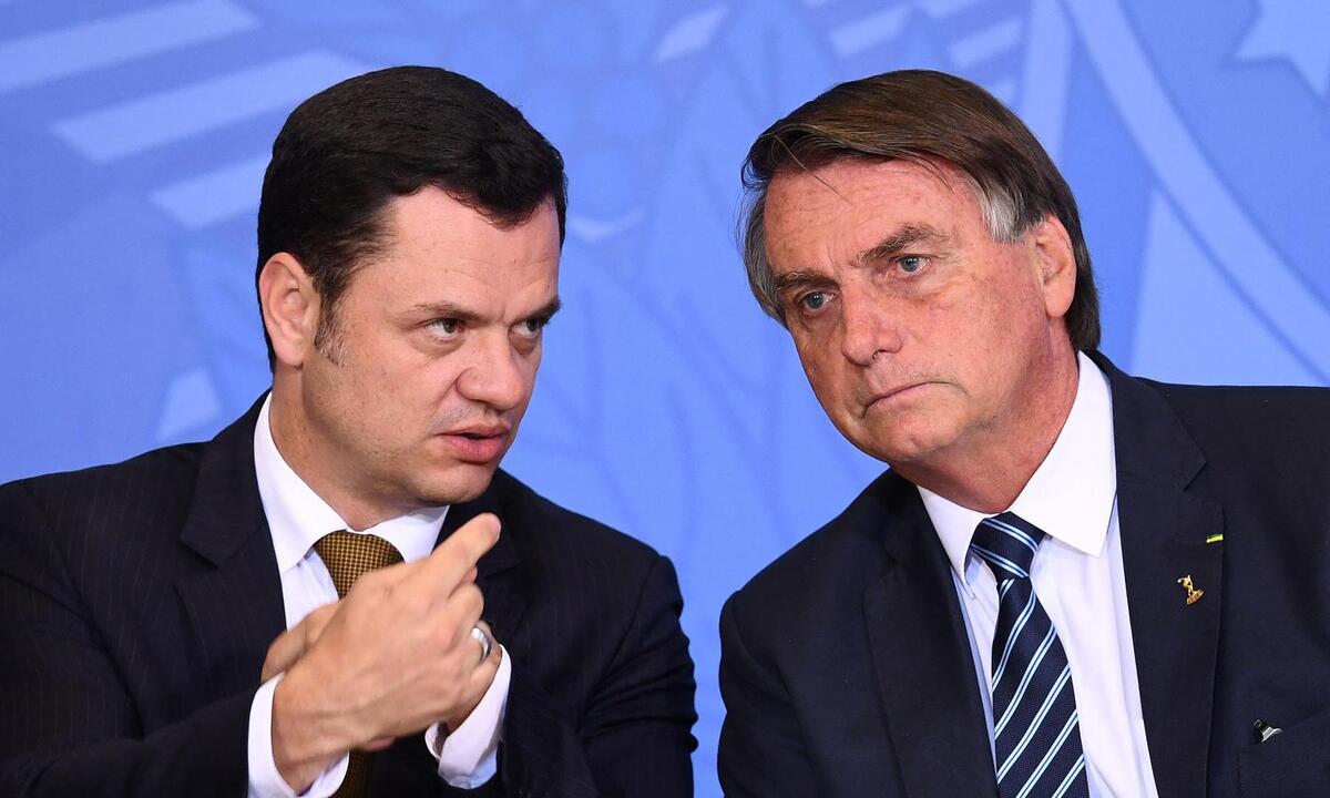 Investigação da Polícia Federal aponta que Anderson Torres foi um dos investigados por 'Abin paralela' de Jair Bolsonaro (PL)/Crédito: EVARISTO SA / AFP Investigação da Polícia Federal aponta que Anderson Torres foi um dos investigados por 'Abin paralela' de Jair Bolsonaro (PL)/Crédito: EVARISTO SA / AFP