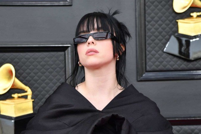 A cantora e compositora norte-americana Billie Eilish é uma das apostas para a principal categoria da noite/crédito: ANGELA WEISS/AFP A cantora e compositora norte-americana Billie Eilish é uma das apostas para a principal categoria da noite/crédito: ANGELA WEISS/AFP