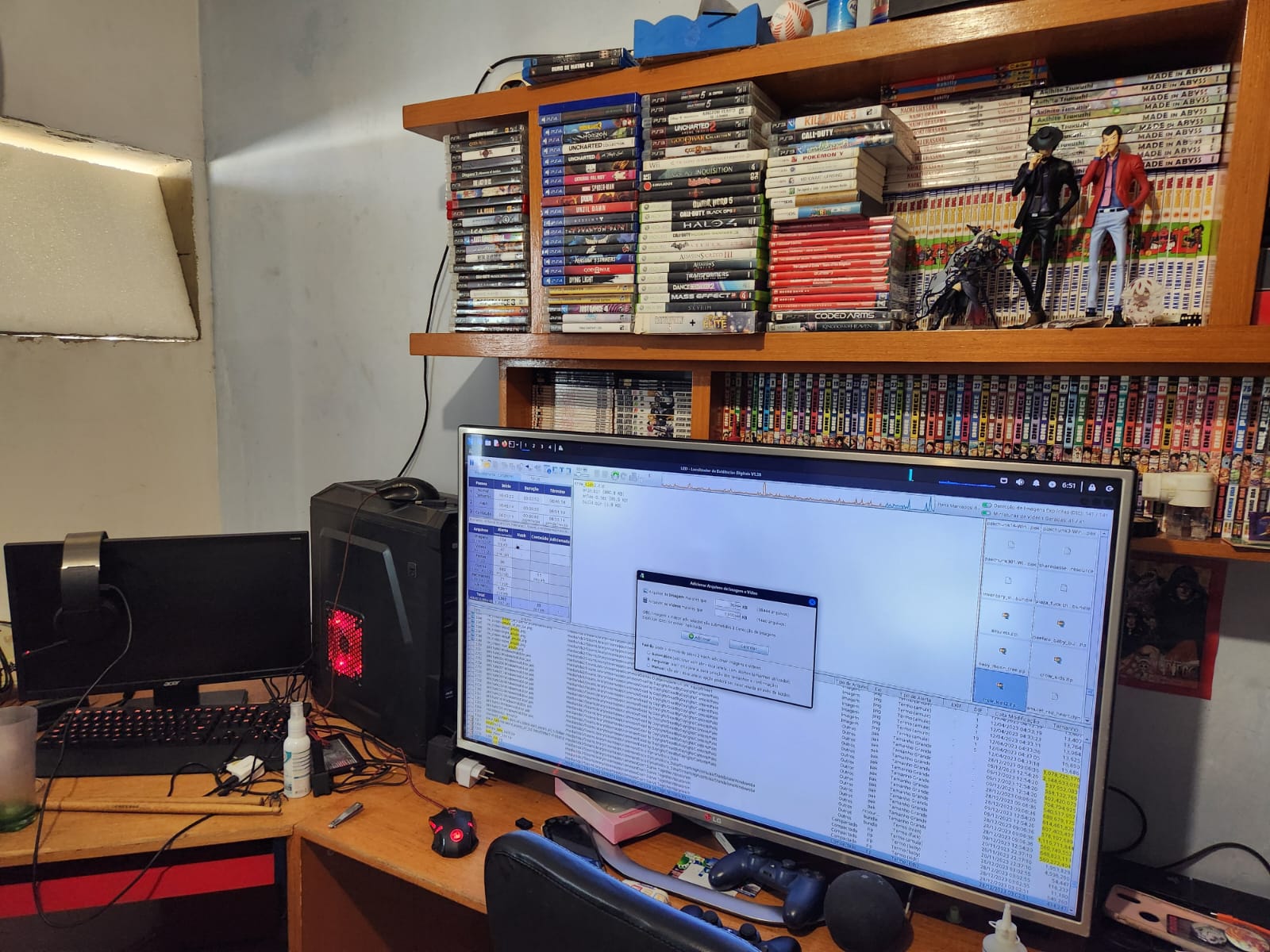 Computadores foram apreendidos com suspeitos de crimes sexuais contra crianças