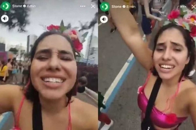 Désirèe Barros administra as redes sociais da insituição financeira desde 2020 e viralizou após publicar sobre a folia na Zona Oeste paulista por engano/Crédito: Reprodução/Instagram